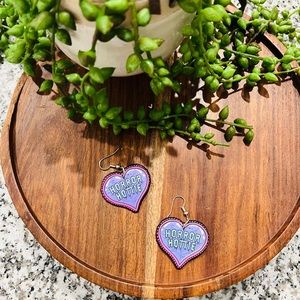 Brand new horror earrings